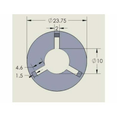 Pedalabstandshalter Härter Bremse für Logitech g29 g920 g27 g25