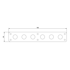 Plug-and-Play-Box 6 Knöpfe