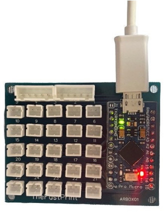 Printed board Matrix for button box/Arduino Pro Micro