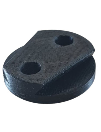 Wheel support for Simucube 2 QR for mounting on aluminium profile Simracing course flywheel