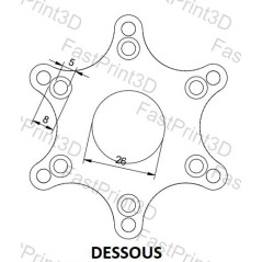 Adaptateur volant compatible pour Logitech G923 G29 G920 G27 G25 Simracing