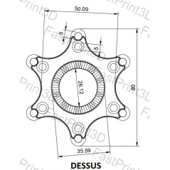 Adaptateur volant compatible pour Logitech G923 G29 G920 G27 G25 Simracing