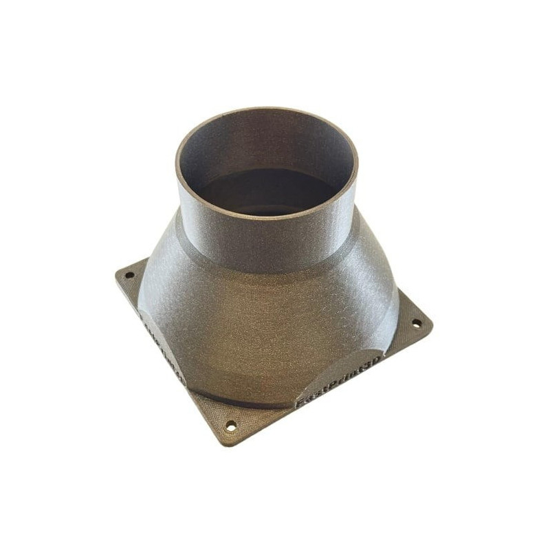 76.2mm (3") duct reducer for 120mm Simracing Simhub fan