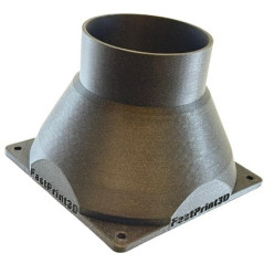 Reductor de conducto de 76,2 mm (3") para ventilador Simracing Simhub de 120 mm