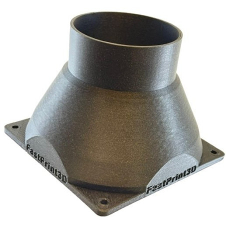 Réducteur de conduit de 76,2mm (3")  pour ventilateur de 120mm Simracing Simhub