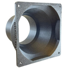 76,2mm (3") Rohrreduzierer für 120mm Simracing Simhub Ventilator