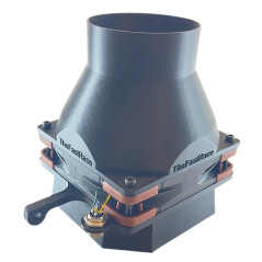 Reductor de conducto de 76,2 mm (3") para ventilador Simracing Simhub de 120 mm