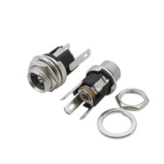 Power connector Female jack 5.5x2.1mm 3-pin power socket