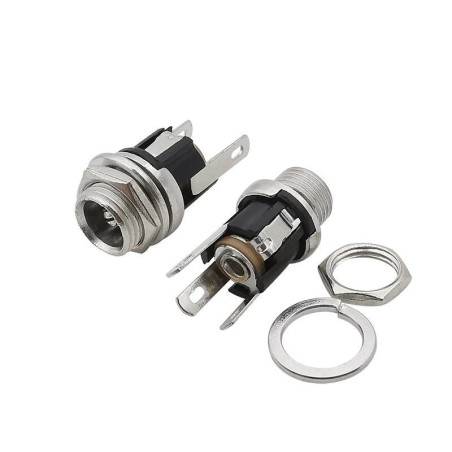 Power connector Female jack 5.5x2.1mm 3-pin power socket