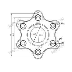 Lenkradadapter für Logitech G Series mit oder ohne Schrauben