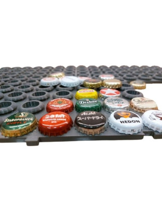 Beer cap collection holder:...