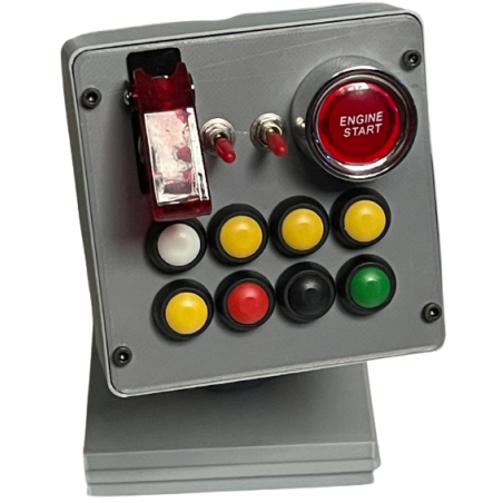 Bouton Box / Box a Boutons PC Noir/Carbone/Orange Andere Farben auf Anfrage!