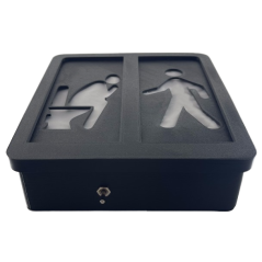 Panneau de Signalisation pour WC avec Feu de Passage Piéton