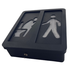 Panneau de Signalisation pour WC avec Feu de Passage Piéton