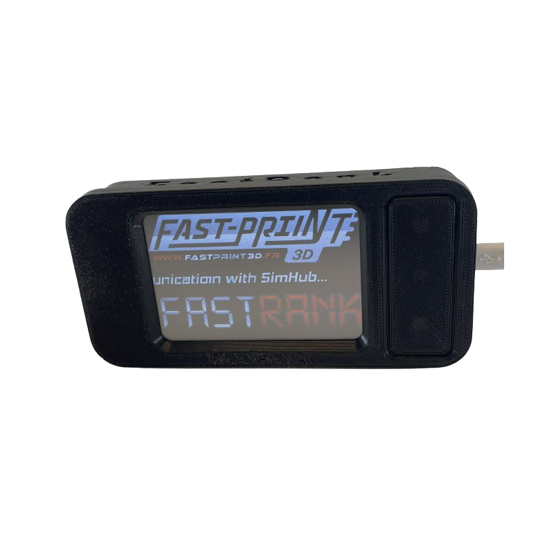 Display FastRank Schermo da 3,5" e 4,3" Plug And Play Simracing Controllato da SimHub Display FastRank Schermo da 3,5" e 4,3" Plug And Play Simracing Controllato da SimHub