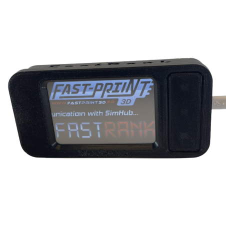 FastRank Afficheurs écran 3.5 pouces et 4.3 pouces Plug And Play Simracing Contrôlé par SimHub