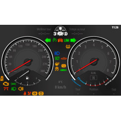 Replica della BMW M2 Questo cruscotto presenta tutti gli strumenti presenti nella BMW M2