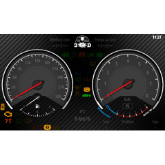 Réplique de la BMW M2 Ce Dashboard reprend à l'identique l'ensemble des instruments de bords présents dans la BMW M2