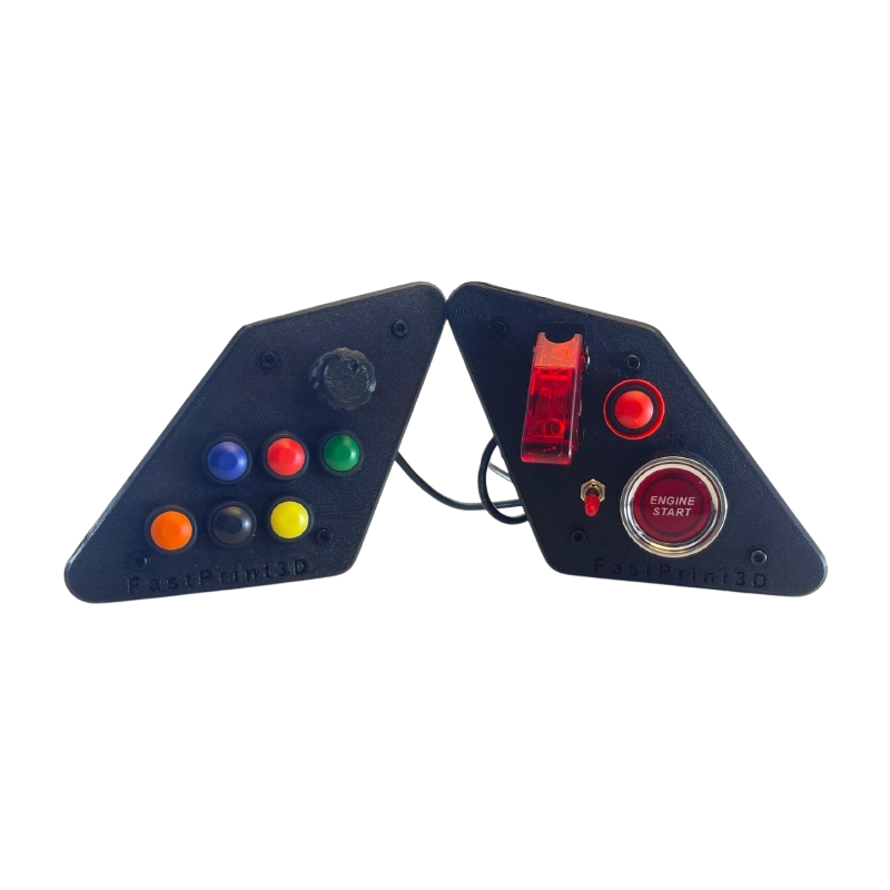 Button Box Frontmontage für SimLab P1X Plug And Play