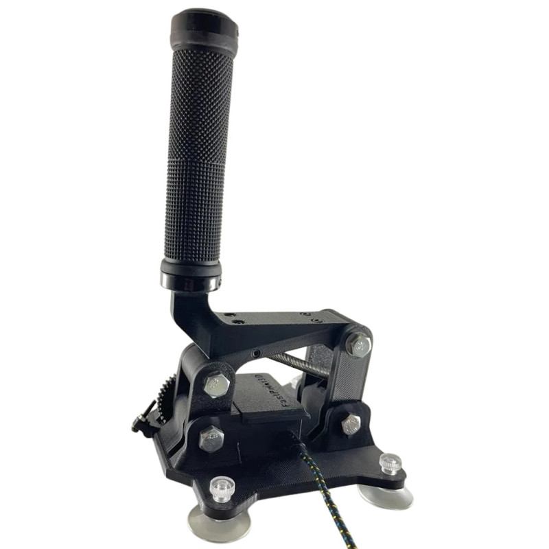 Discover the ultimate handbrake for simracing: fast attachment and guaranteed stability
