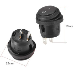 16mm, 2-pin toggle switches