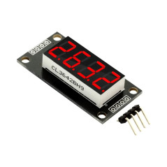TM1637 LED display module for Arduino, 4 digits, 7 segments, 0.56 inch