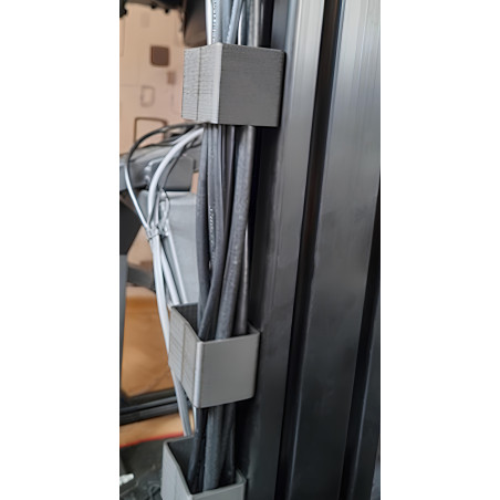 Perfil de aluminio 40 bridas, paquete de 5 cantidad