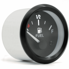 Fuel level gauge for car or Diy 2 " 52mm black 12V
