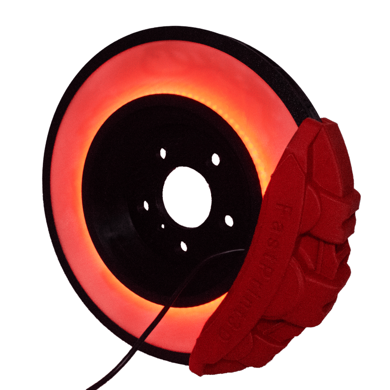 Disco de freno personalizado controlado por SimHub: temperatura sincronizada con el disco