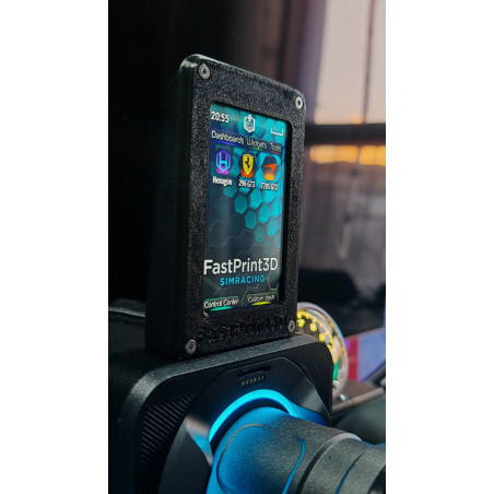 Hexagone écran 4" vertical dash développer par sts.sam