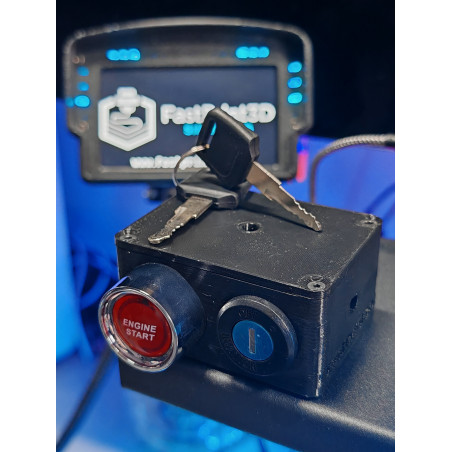 One-Position On/Off Start Key with Engine Start Plug and Play Button