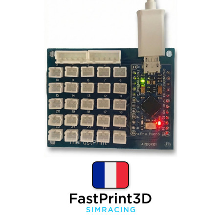 Printed board Matrix for button box/Arduino Pro Micro