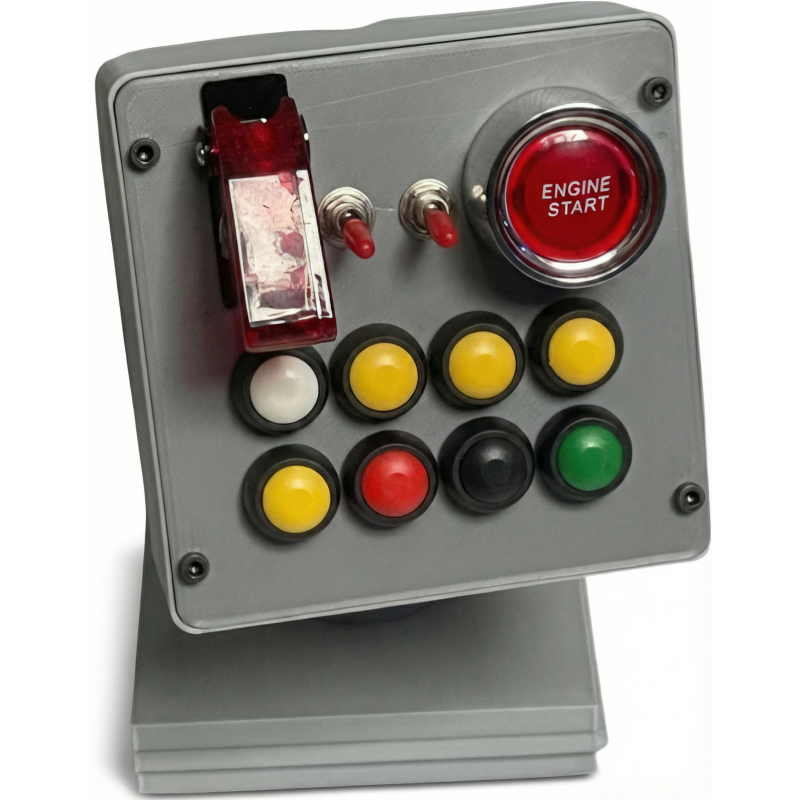 Bouton Box / Box a Boutons PC Noir/Carbone/Orange Andere Farben auf Anfrage!