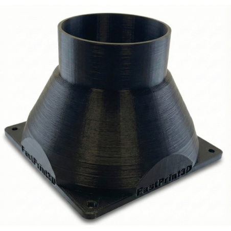 76.2mm (3") duct reducer for 120mm Simracing Simhub fan