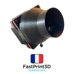 76.2mm (3") duct reducer for 120mm Simracing Simhub fan