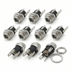 Power connector Female jack 5.5x2.1mm 3-pin power socket