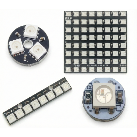 WS2812/WS2812B/WS2811 Panel de lámparas LED RGB
