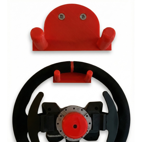 Wall bracket for GT2, GT3, F1, Drift, Thrustmaster, Logitech, Fanatec steering wheels...