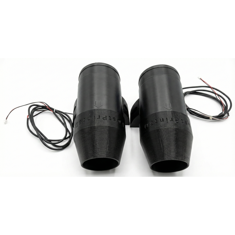 Windsimulator 1 oder 2 Lüfter Turbine 3" 75mm PC-Kit