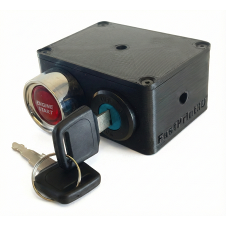One-Position On/Off Start Key with Engine Start Plug and Play Button